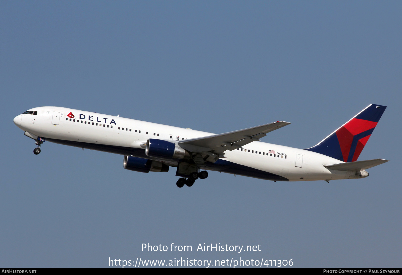 Aircraft Photo of N137DL | Boeing 767-332 | Delta Air Lines | AirHistory.net #411306