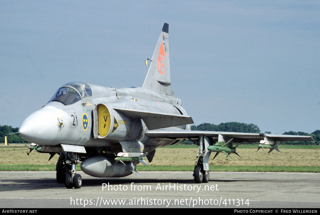 Aircraft Photo of 37362 | Saab JA37D Viggen | Sweden - Air Force | AirHistory.net #411314