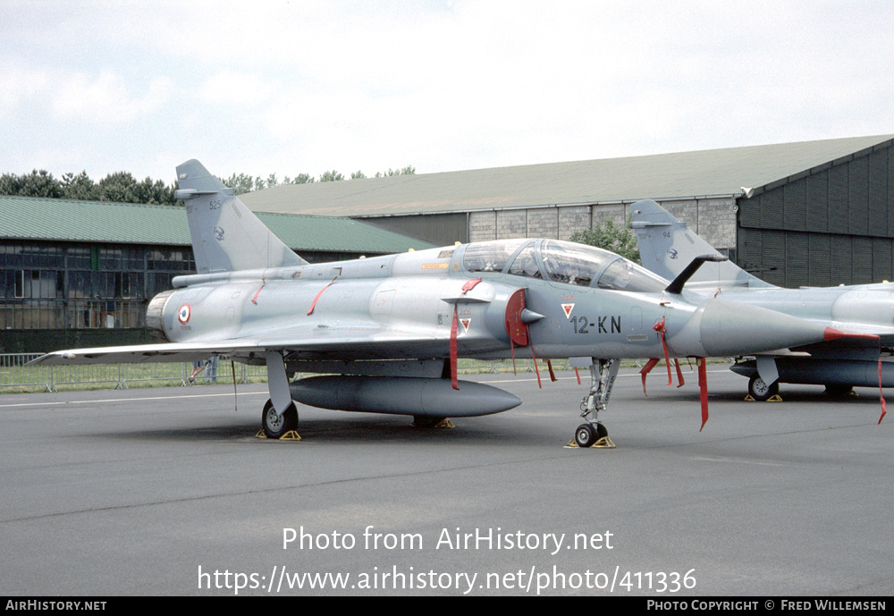 Aircraft Photo of 525 | Dassault Mirage 2000B | France - Air Force | AirHistory.net #411336