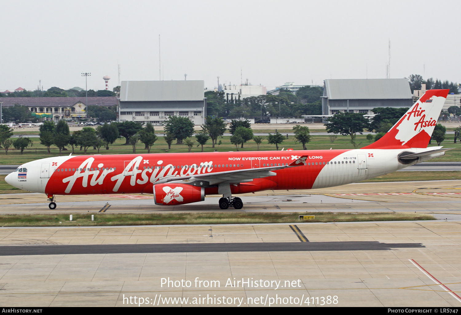 Aircraft Photo of HS-XTB | Airbus A330-343 | AirAsia X | AirHistory.net #411388