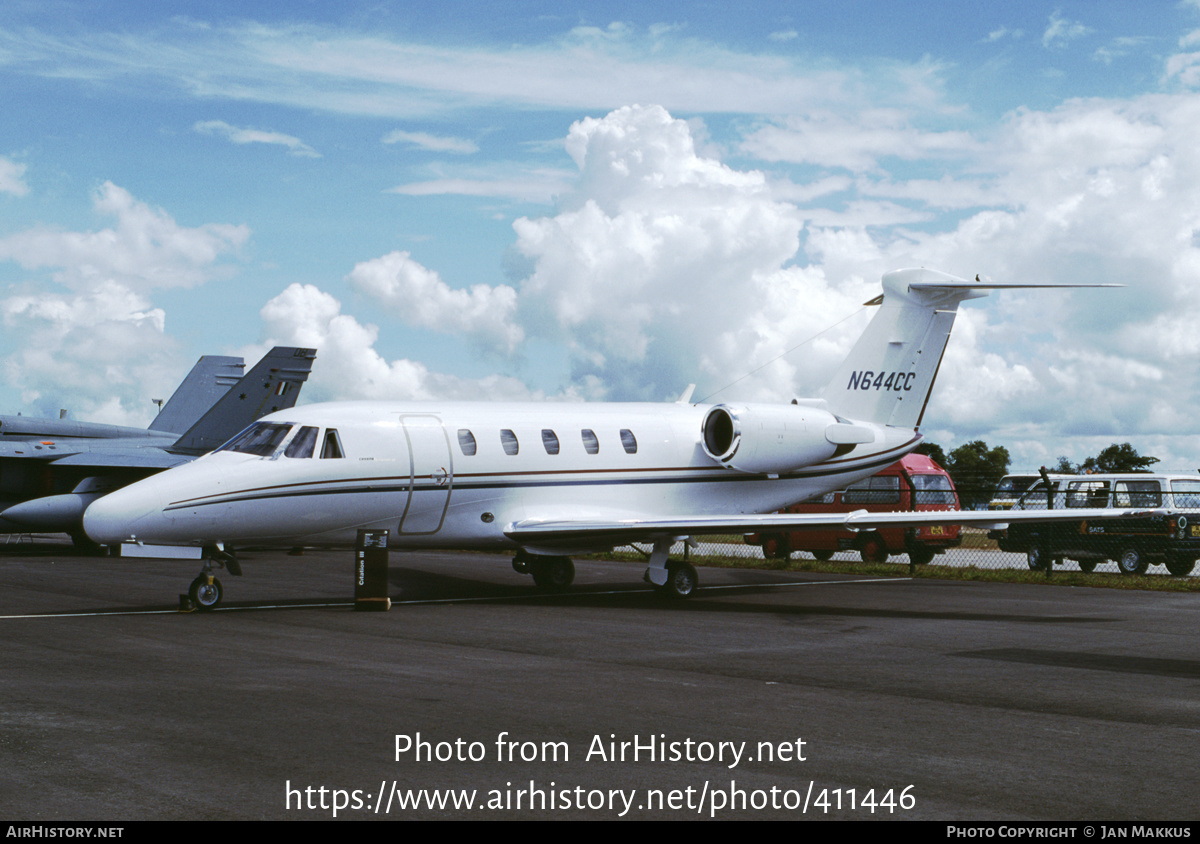 Aircraft Photo of N644CC | Cessna 650 Citation III | AirHistory.net #411446