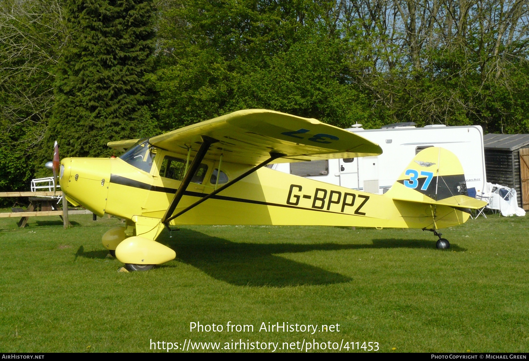 Aircraft Photo of G-BPPZ | Taylorcraft BC-12D | AirHistory.net #411453