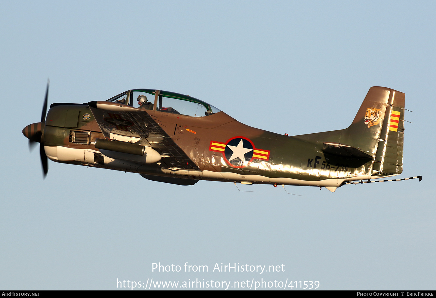 Aircraft Photo of N4168E / KF 56-239 | North American T-28C Trojan | South Vietnam - Air Force | AirHistory.net #411539