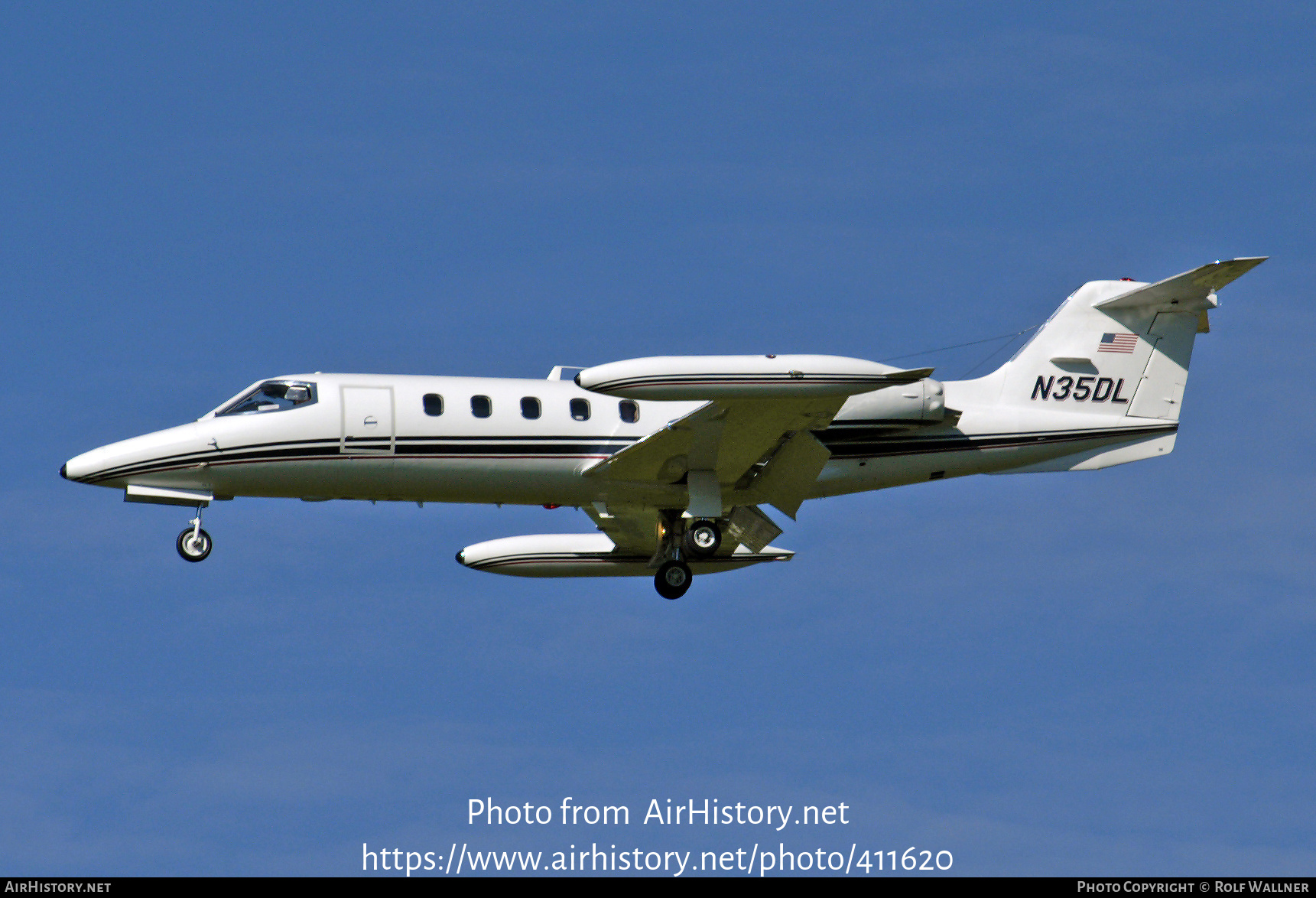 Aircraft Photo of N35DL | Gates Learjet 35A | AirHistory.net #411620