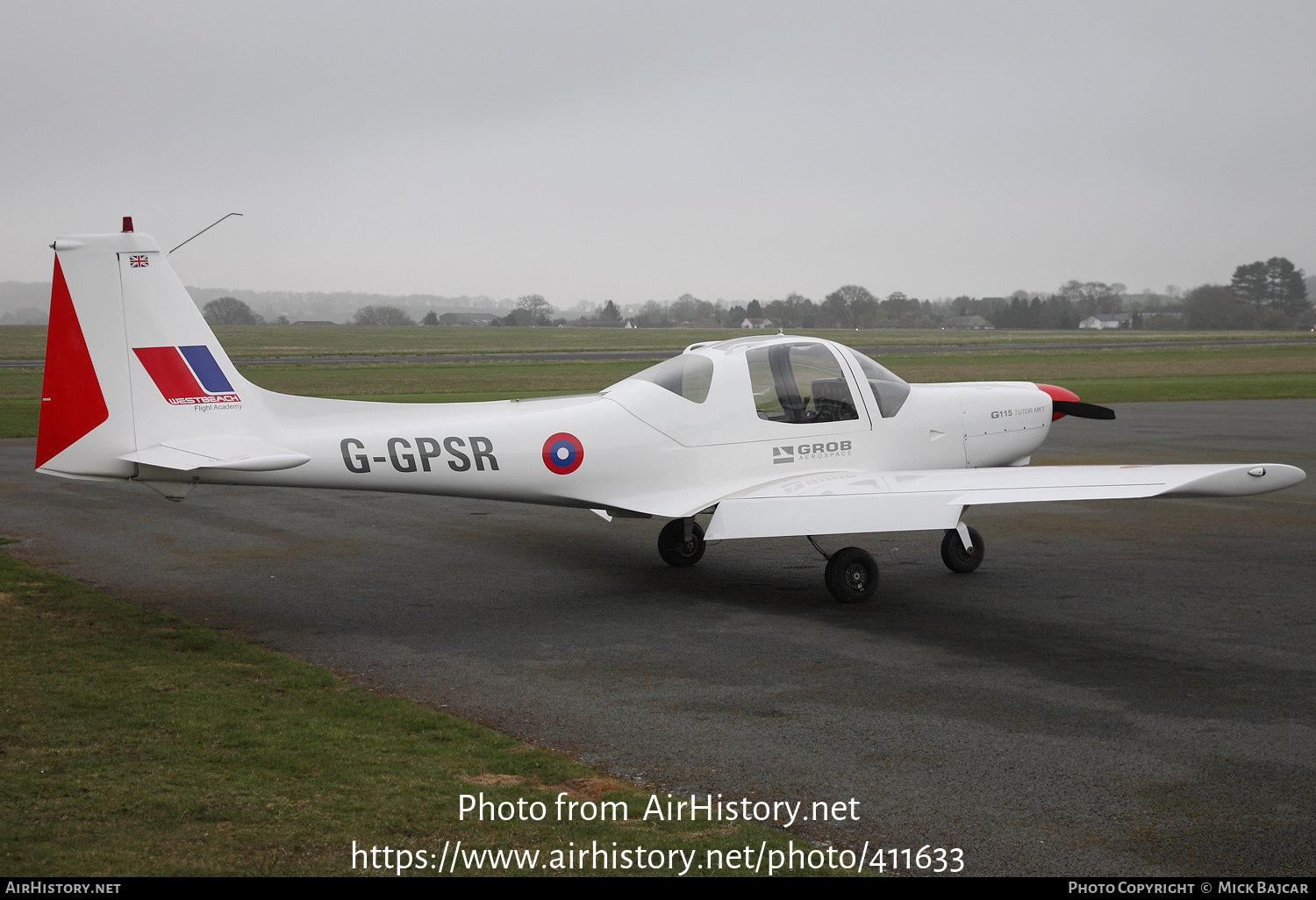 Aircraft Photo of G-GPSR | Grob G-115 | Westbeach Flight Academy | AirHistory.net #411633