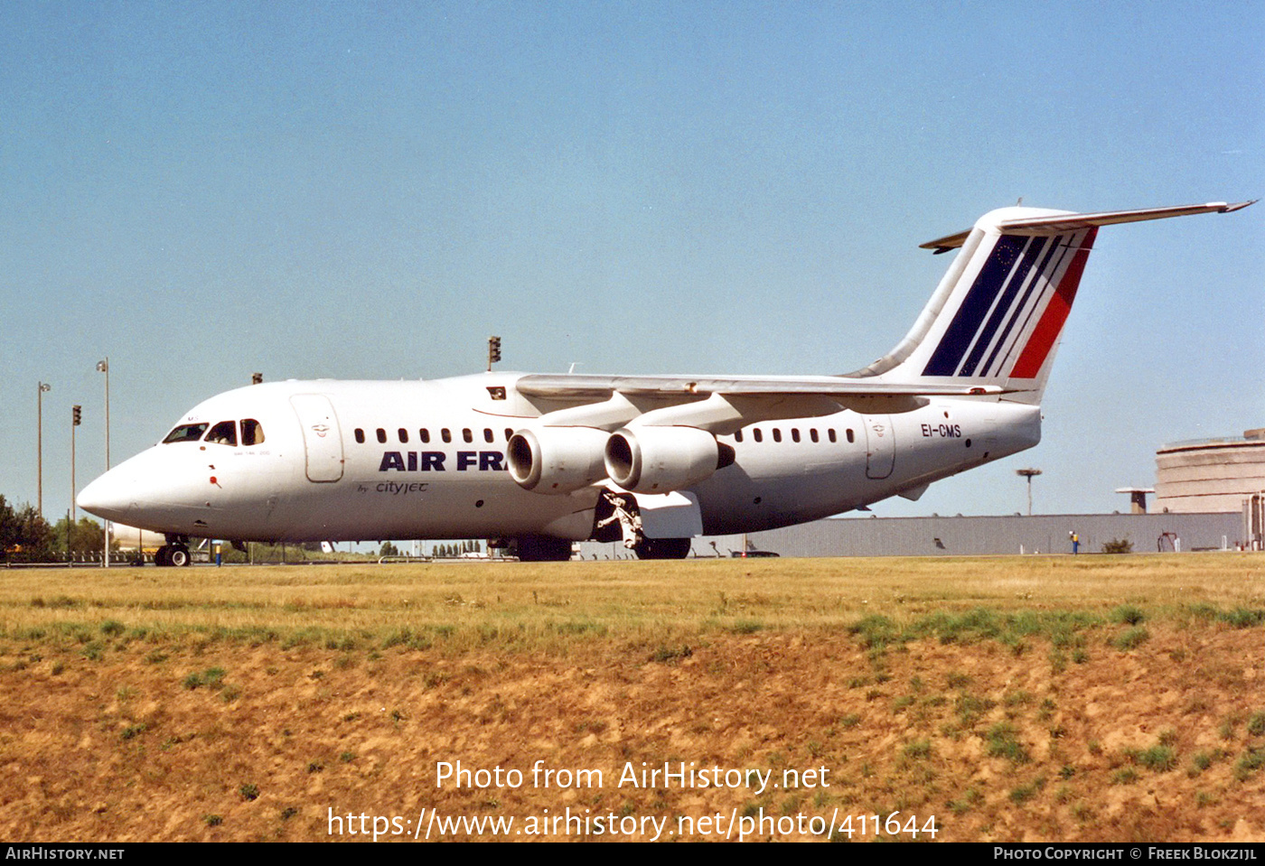 Aircraft Photo of EI-CMS | British Aerospace BAe-146-200A | Air France | AirHistory.net #411644