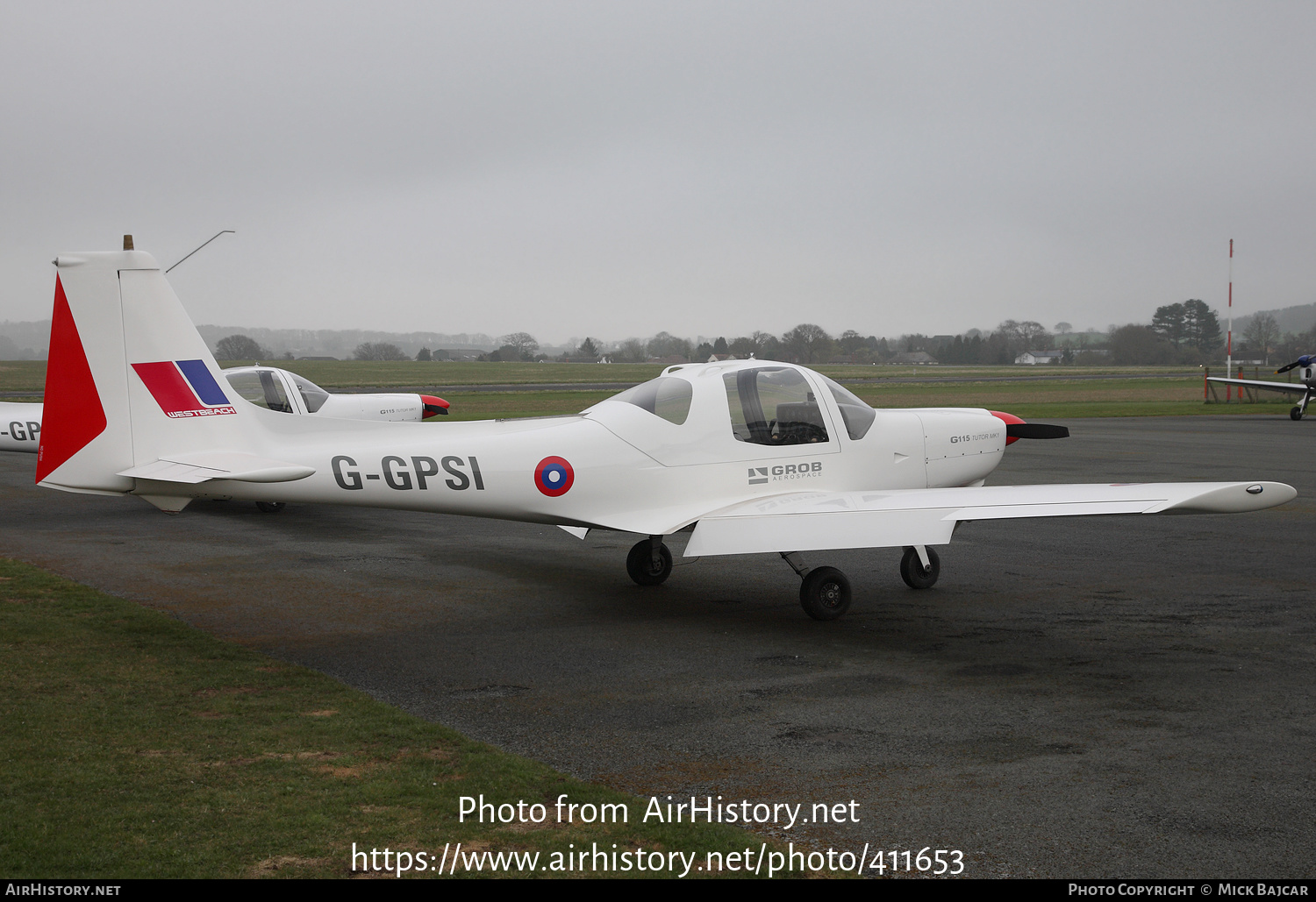 Aircraft Photo of G-GPSI | Grob G-115 | Westbeach Flight Academy | AirHistory.net #411653