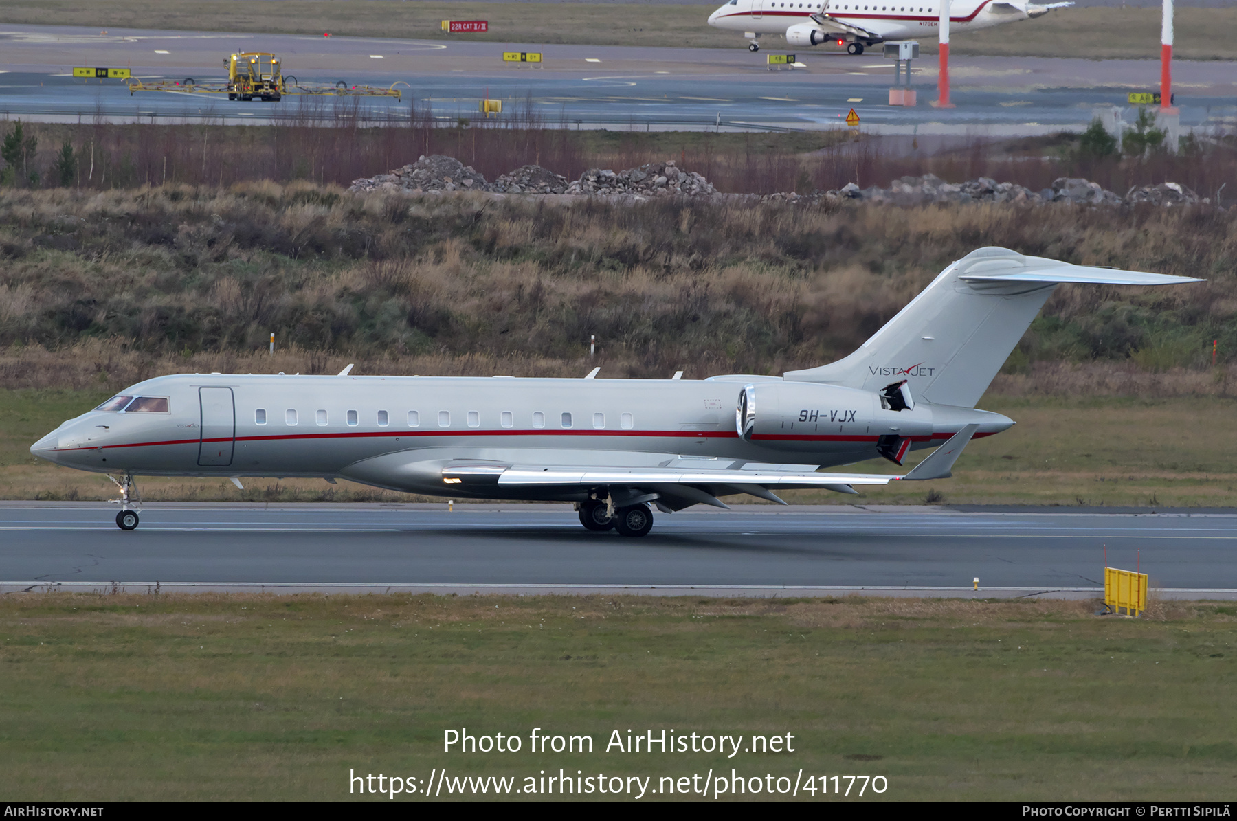 Aircraft Photo of 9H-VJX | Bombardier Global 6000 (BD-700-1A10) | VistaJet | AirHistory.net #411770