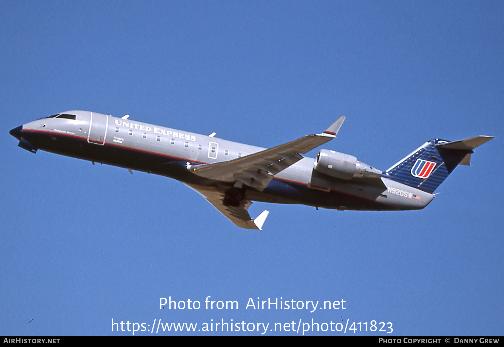 Aircraft Photo of N920SW | Bombardier CRJ-200ER (CL-600-2B19) | United Express | AirHistory.net #411823