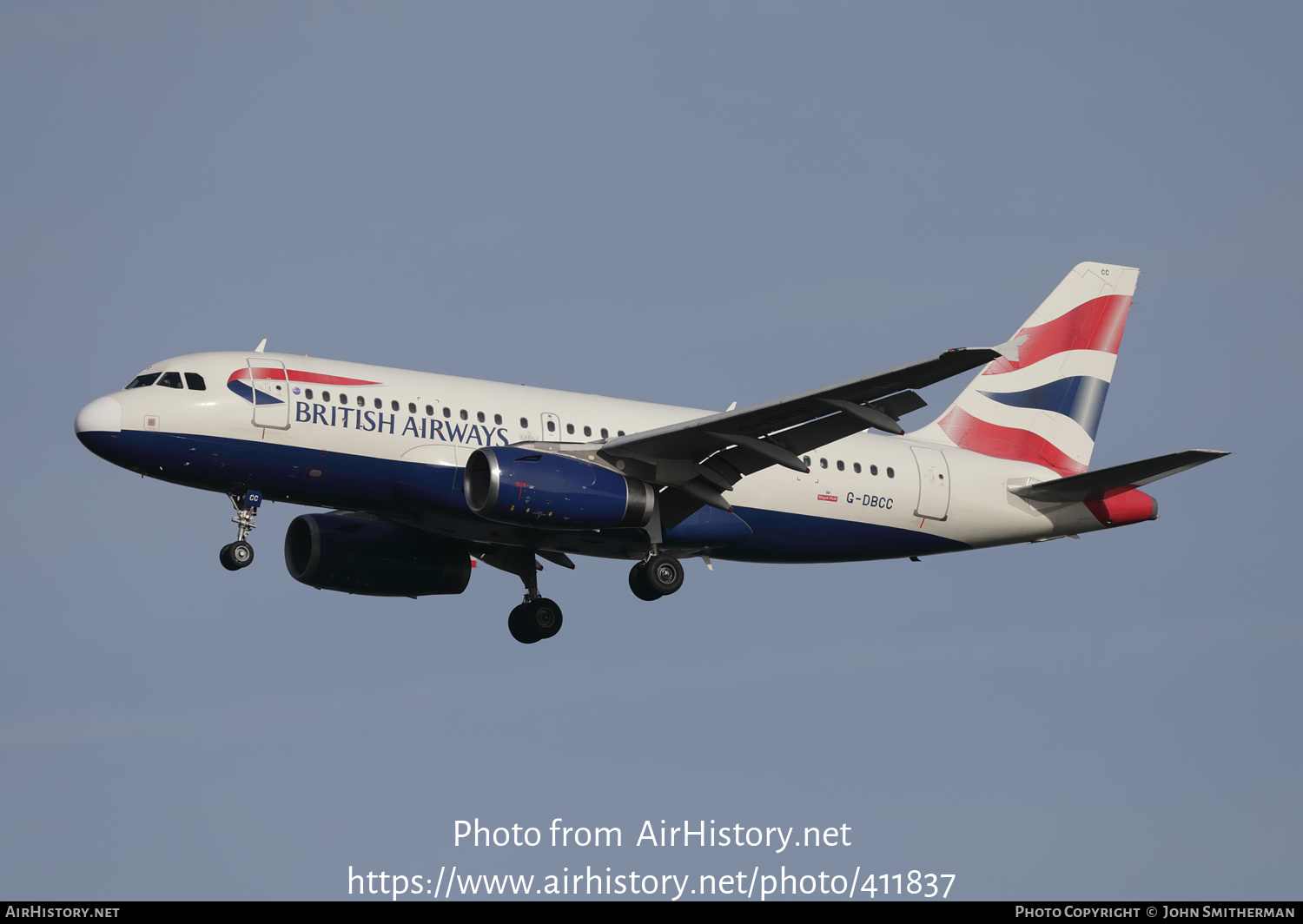 Aircraft Photo of G-DBCC | Airbus A319-131 | British Airways | AirHistory.net #411837