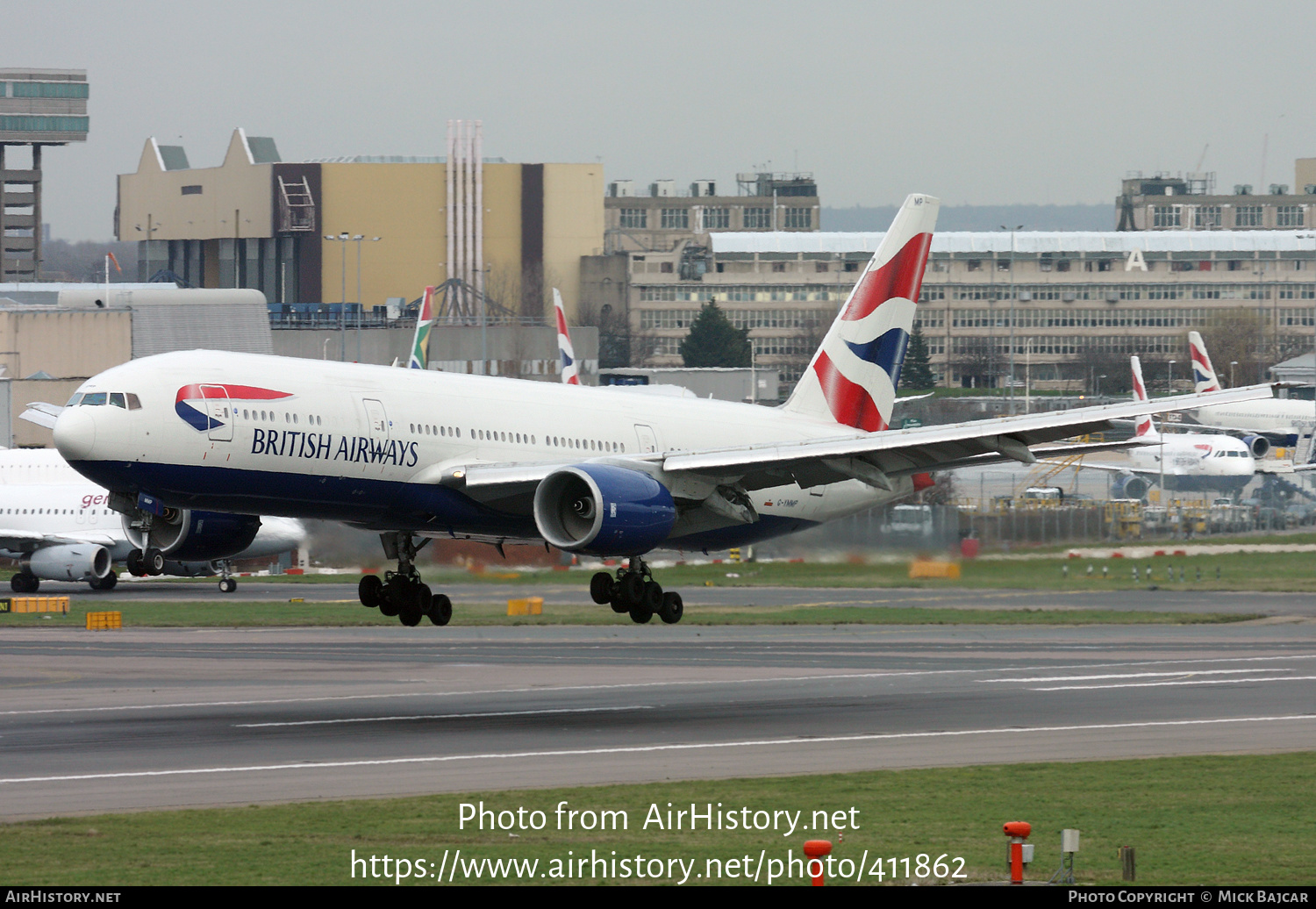 Aircraft Photo of G-YMMP | Boeing 777-236/ER | British Airways | AirHistory.net #411862