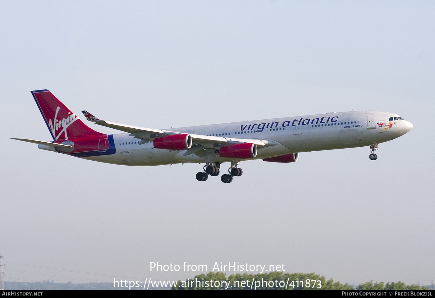 Aircraft Photo of G-VHOL | Airbus A340-311 | Virgin Atlantic Airways | AirHistory.net #411873