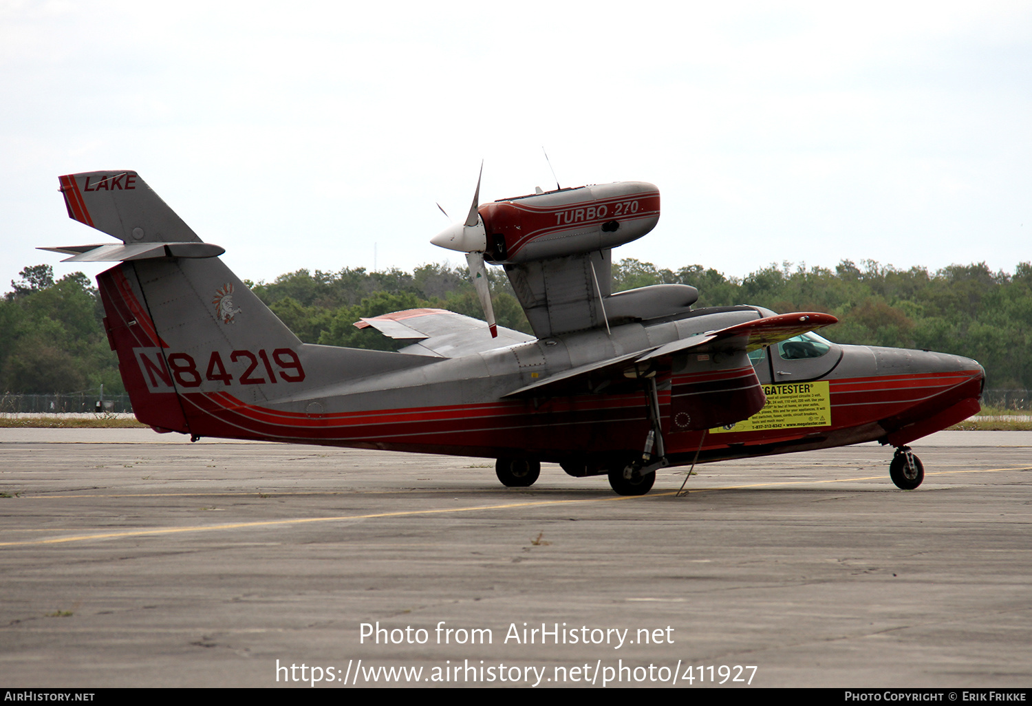 Aircraft Photo of N84219 | Lake LA-270 Turbo Renegade 270 | AirHistory.net #411927