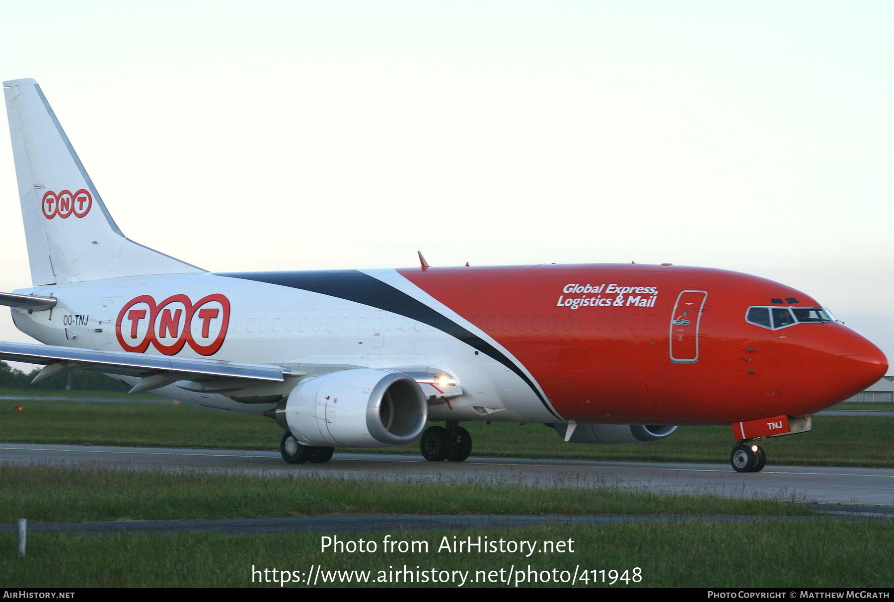 Aircraft Photo of OO-TNJ | Boeing 737-301(SF) | TNT Airways | AirHistory.net #411948