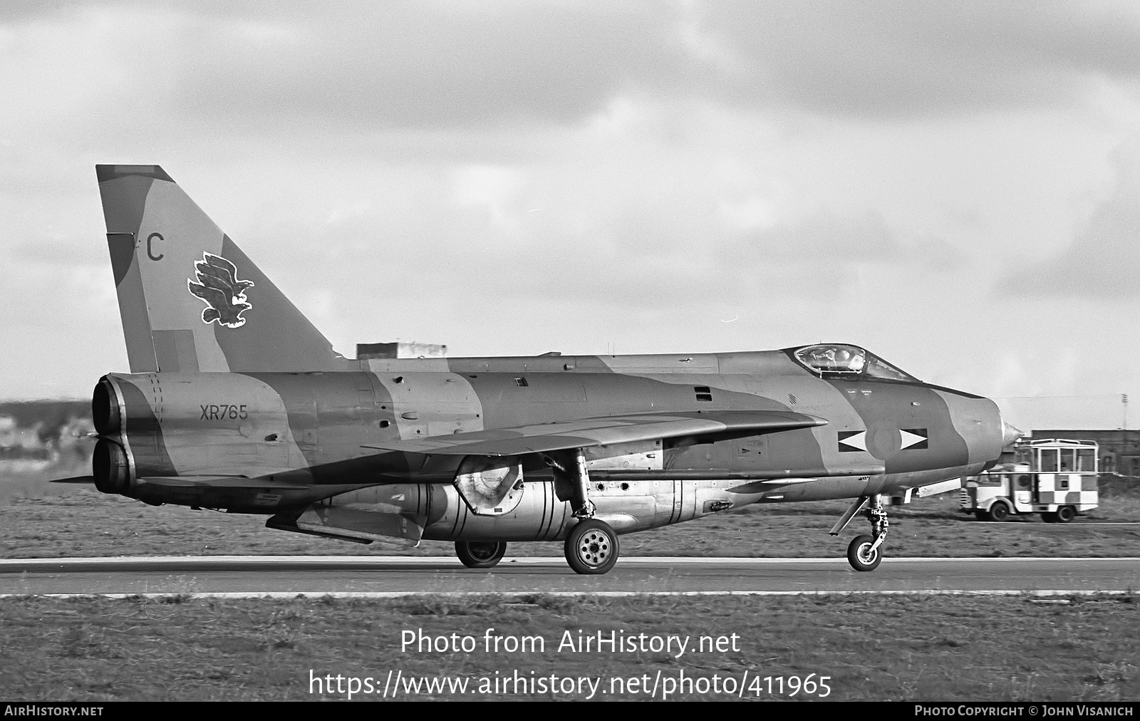 Aircraft Photo of XR765 | English Electric Lightning F6 | UK - Air Force | AirHistory.net #411965