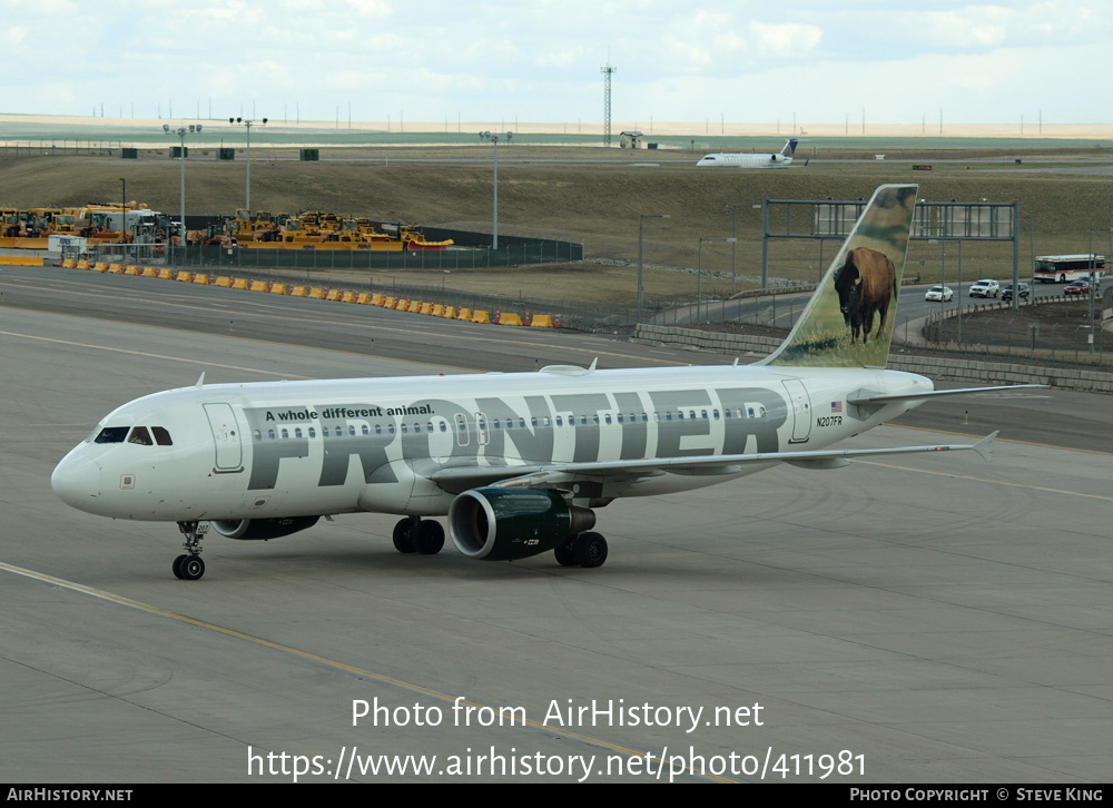 Aircraft Photo of N207FR | Airbus A320-214 | Frontier Airlines | AirHistory.net #411981