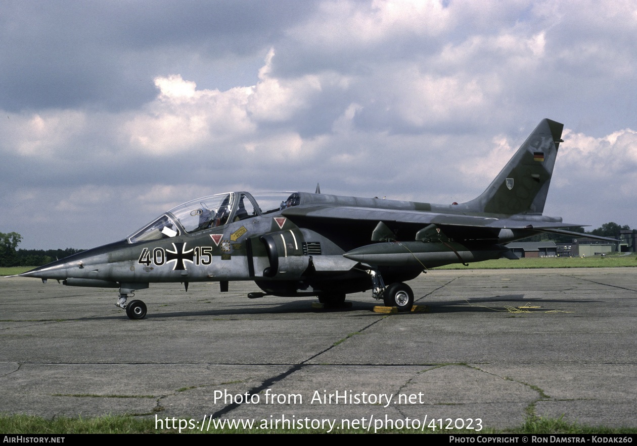 Aircraft Photo of 4015 | Dassault-Dornier Alpha Jet A | Germany - Air Force | AirHistory.net #412023