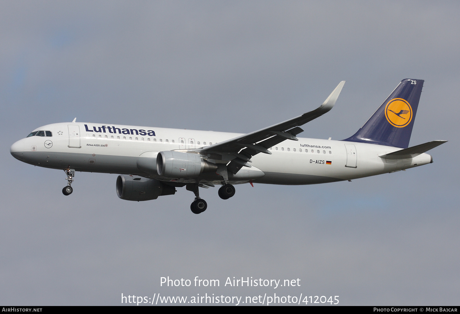 Aircraft Photo of D-AIZS | Airbus A320-214 | Lufthansa | AirHistory.net #412045