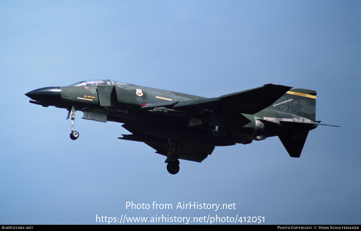 Aircraft Photo of 66-7705 / AF66-7705 | McDonnell Douglas F-4D Phantom II | USA - Air Force | AirHistory.net #412051