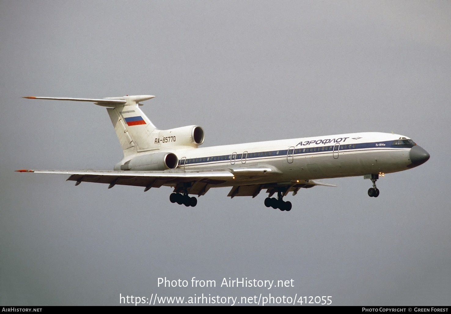 Aircraft Photo of RA-85770 | Tupolev Tu-154M | Aeroflot | AirHistory.net #412055