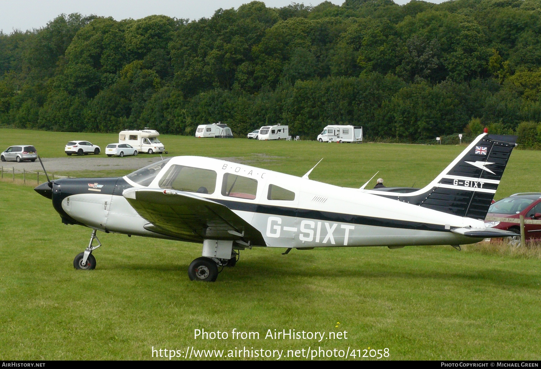 Aircraft Photo of G-SIXT | Piper PA-28-161 Warrior II | BOAC - British Overseas Airways Corporation | AirHistory.net #412058