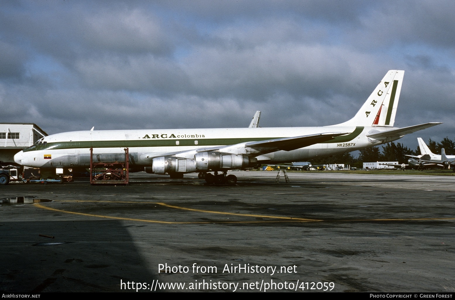 Aircraft Photo of HK-2587X | Douglas DC-8-51(F) | ARCA Colombia | AirHistory.net #412059