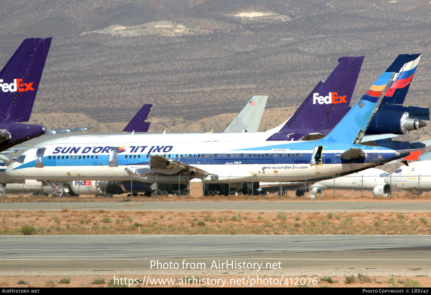 Aircraft Photo of N68084 | Boeing 757-258 | Sun d'Or International Airlines | AirHistory.net #412076