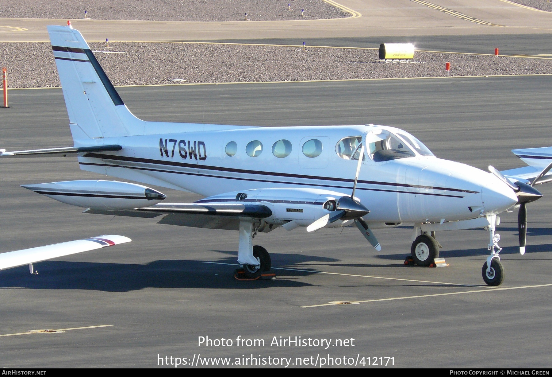 Aircraft Photo of N76WD | Cessna 340A | AirHistory.net #412171