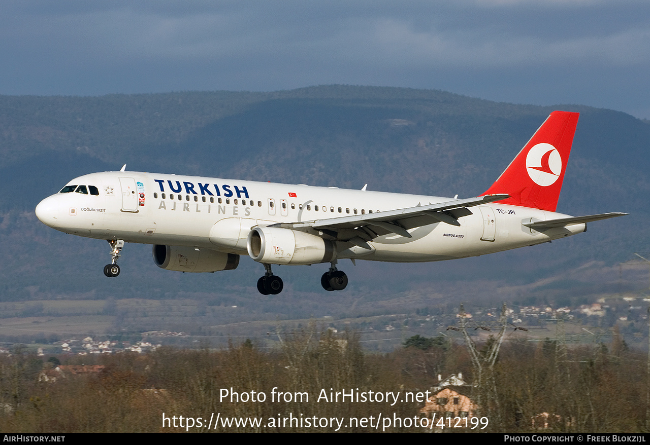 Aircraft Photo of TC-JPI | Airbus A320-232 | Turkish Airlines | AirHistory.net #412199