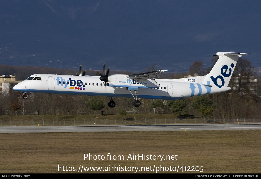 Aircraft Photo of G-ECOD | Bombardier DHC-8-402 Dash 8 | Flybe | AirHistory.net #412205