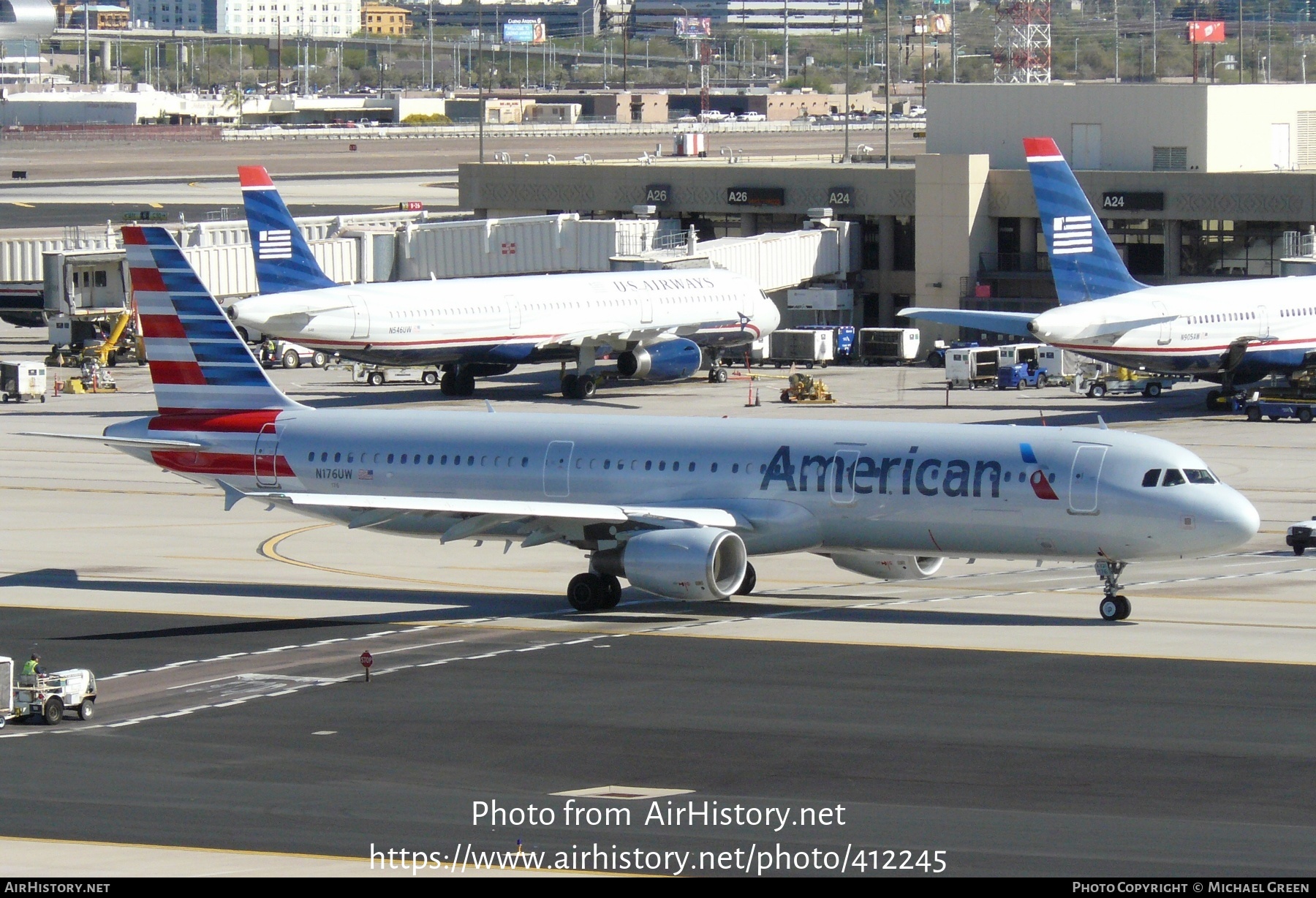 Aircraft Photo of N176UW | Airbus A321-211 | American Airlines | AirHistory.net #412245