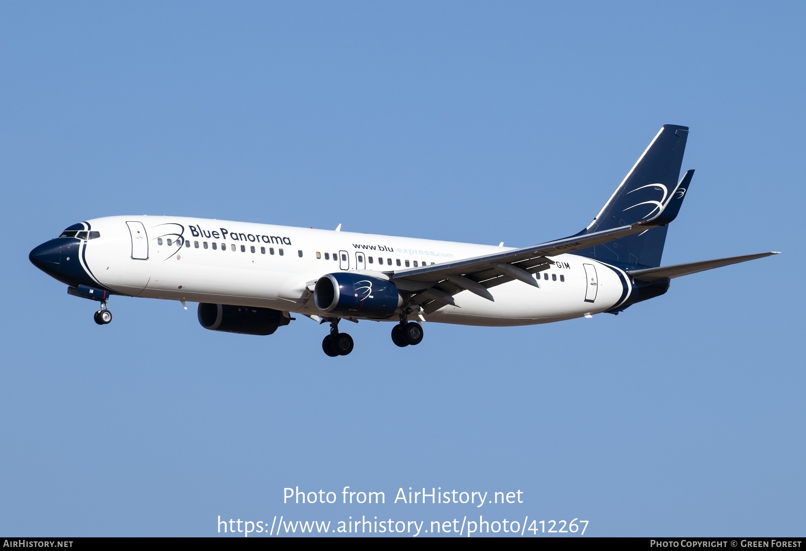 Aircraft Photo of EI-GIM | Boeing 737-86Q | Blue Panorama Airlines | AirHistory.net #412267