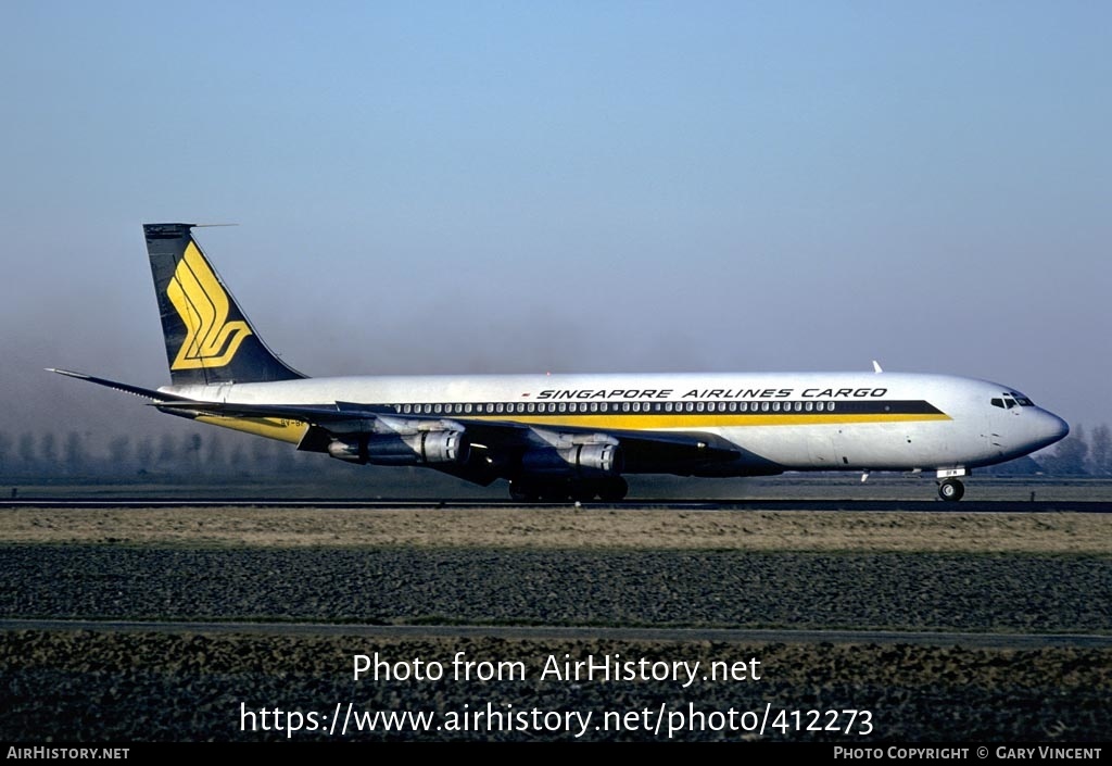 Aircraft Photo of 9V-BFW | Boeing 707-338C | Singapore Airlines Cargo | AirHistory.net #412273