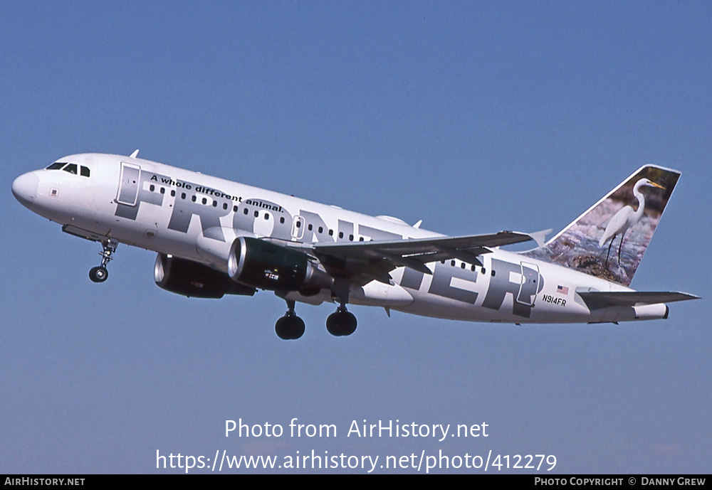 Aircraft Photo of N914FR | Airbus A319-111 | Frontier Airlines | AirHistory.net #412279