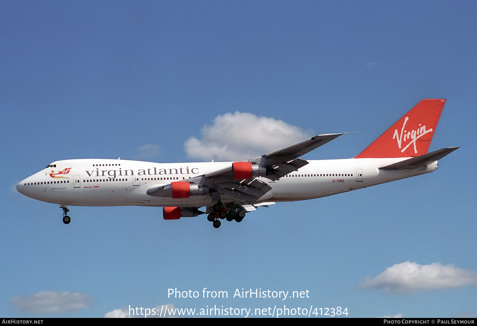 Aircraft Photo of G-VIRG | Boeing 747-287B | Virgin Atlantic Airways | AirHistory.net #412384