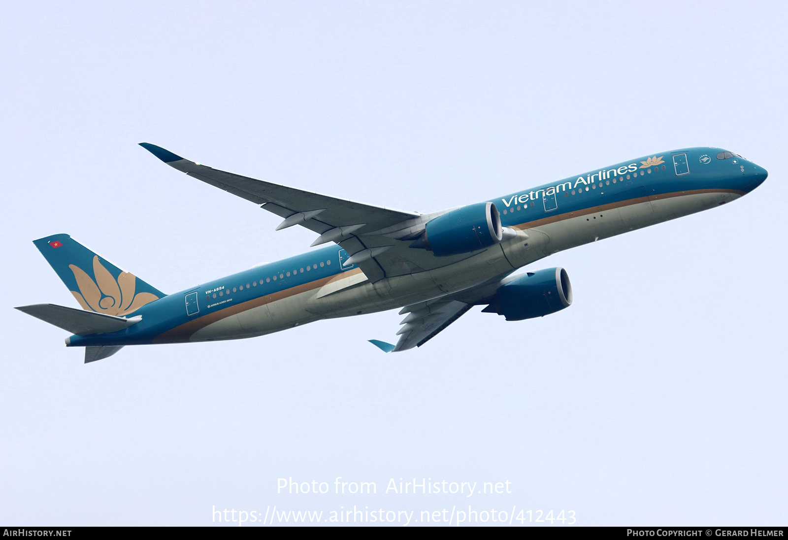 Aircraft Photo of VN-A894 | Airbus A350-941 | Vietnam Airlines | AirHistory.net #412443