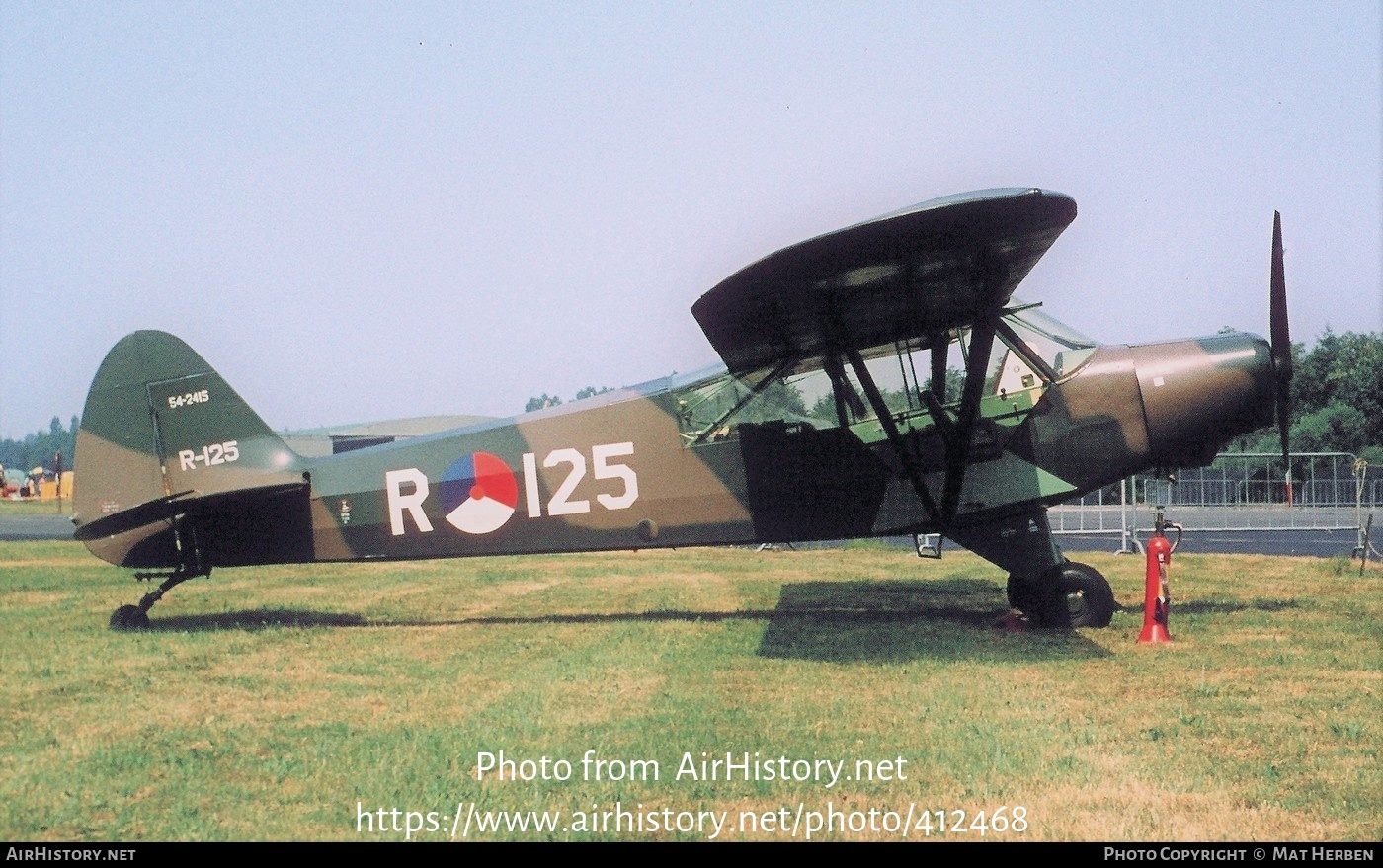 Aircraft Photo of R-125 | Piper L-21B Super Cub | Netherlands - Air Force | AirHistory.net #412468