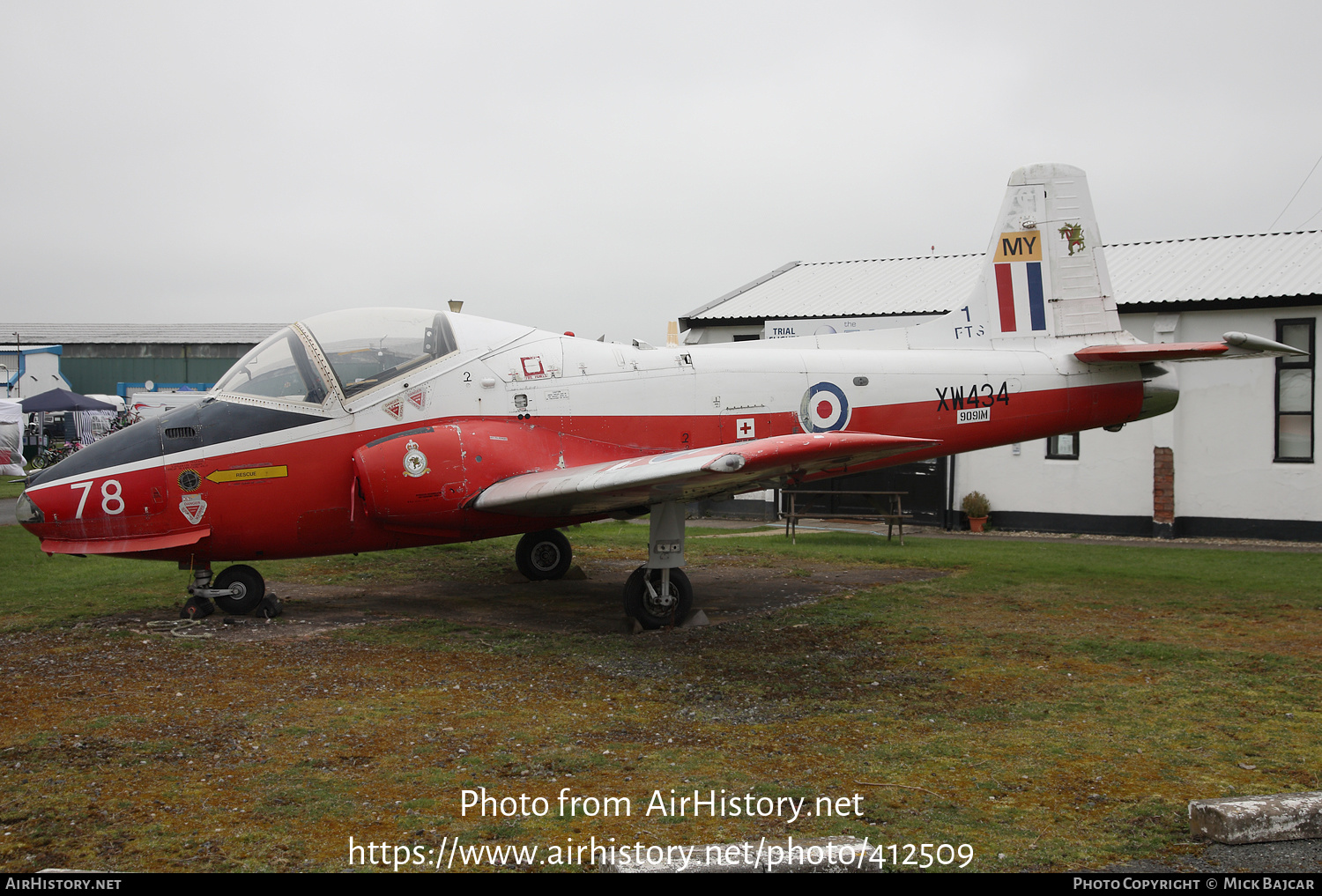 Aircraft Photo of XW434 / 9091M | BAC 84 Jet Provost T5A | UK - Air Force | AirHistory.net #412509