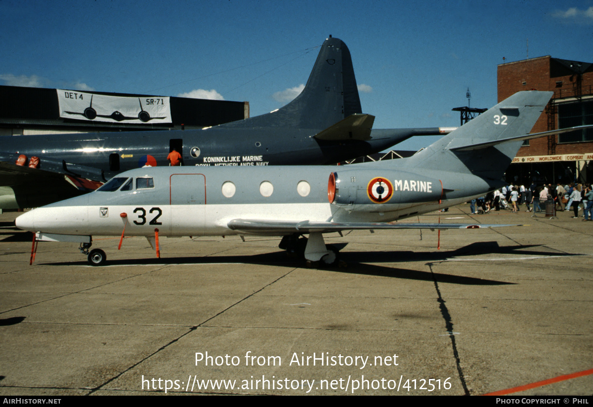 Aircraft Photo of 32 | Dassault Falcon 10MER | France - Navy | AirHistory.net #412516