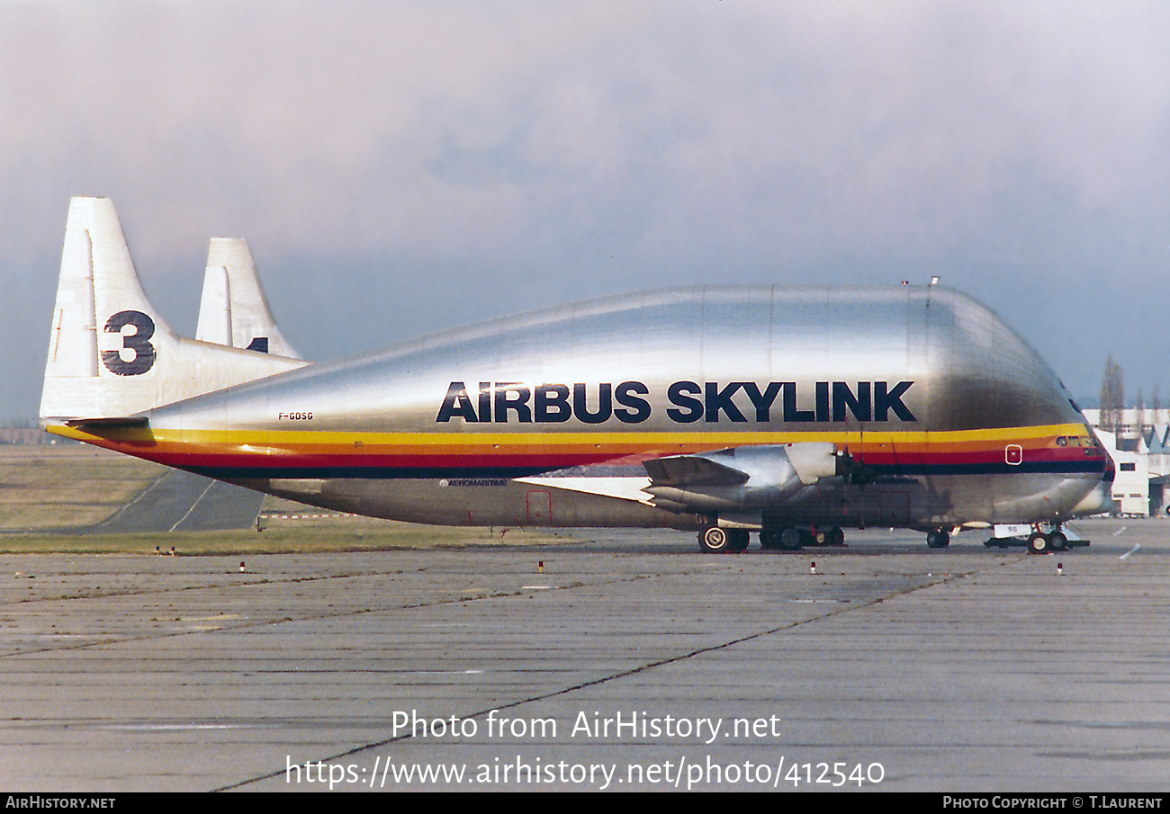 Aircraft Photo of F-GDSG | Aero Spacelines 377SGT Super Guppy Turbine | Airbus Skylink | AirHistory.net #412540