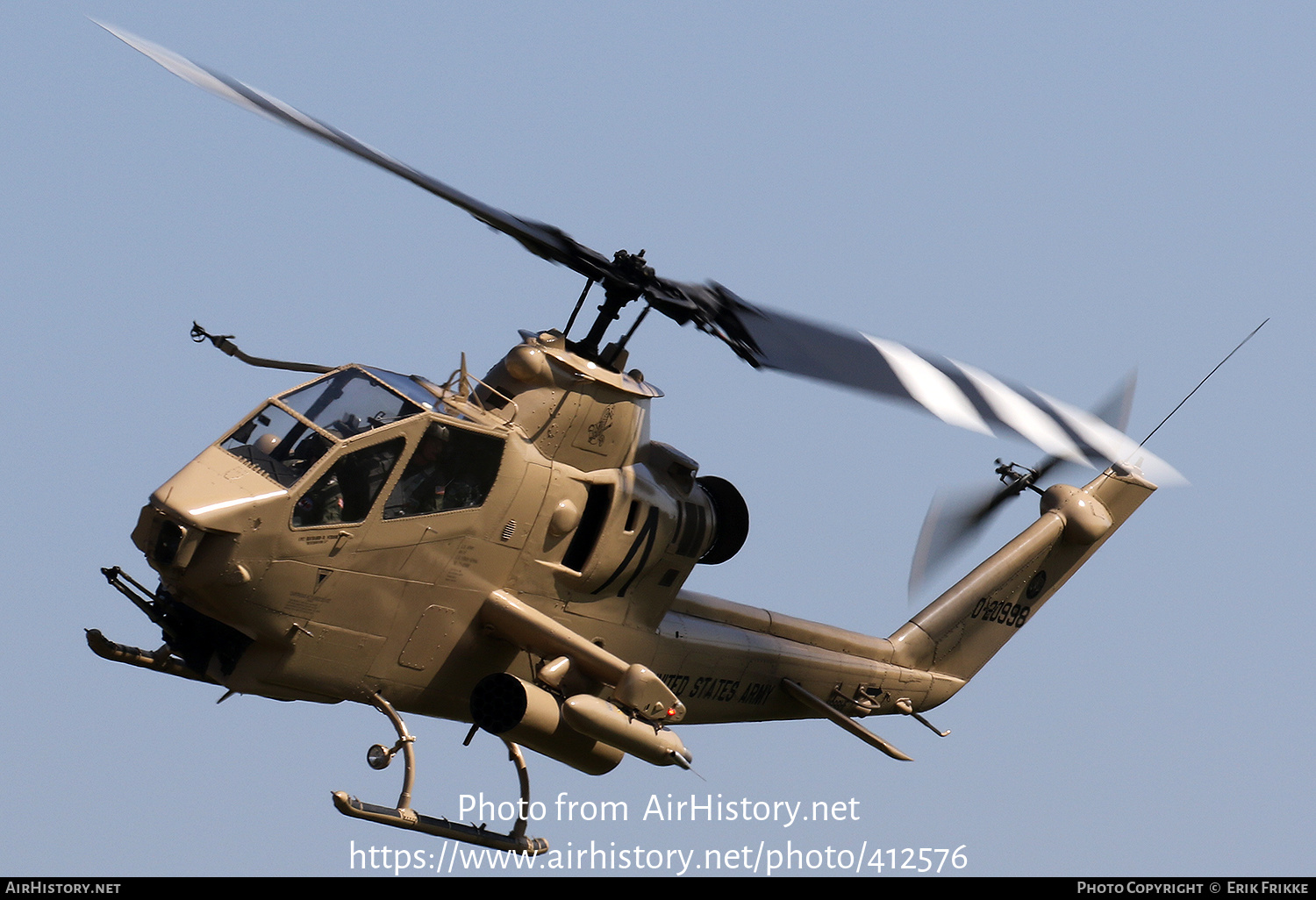 Aircraft Photo of N998HF / 0-20998 | Bell AH-1F Cobra (209) | USA - Army | AirHistory.net #412576