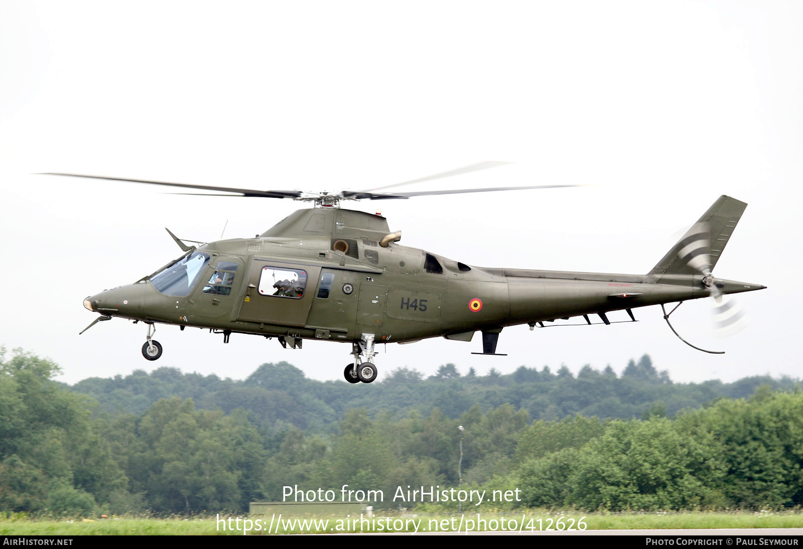 Aircraft Photo of H45 | Agusta A-109BA | Belgium - Air Force | AirHistory.net #412626