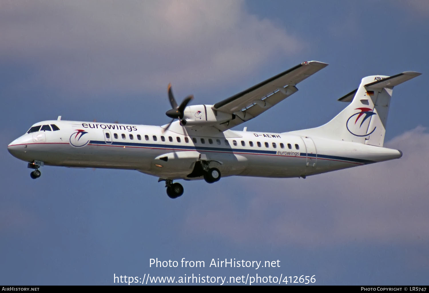 Aircraft Photo of D-AEWH | ATR ATR-72-212 | Eurowings | AirHistory.net #412656