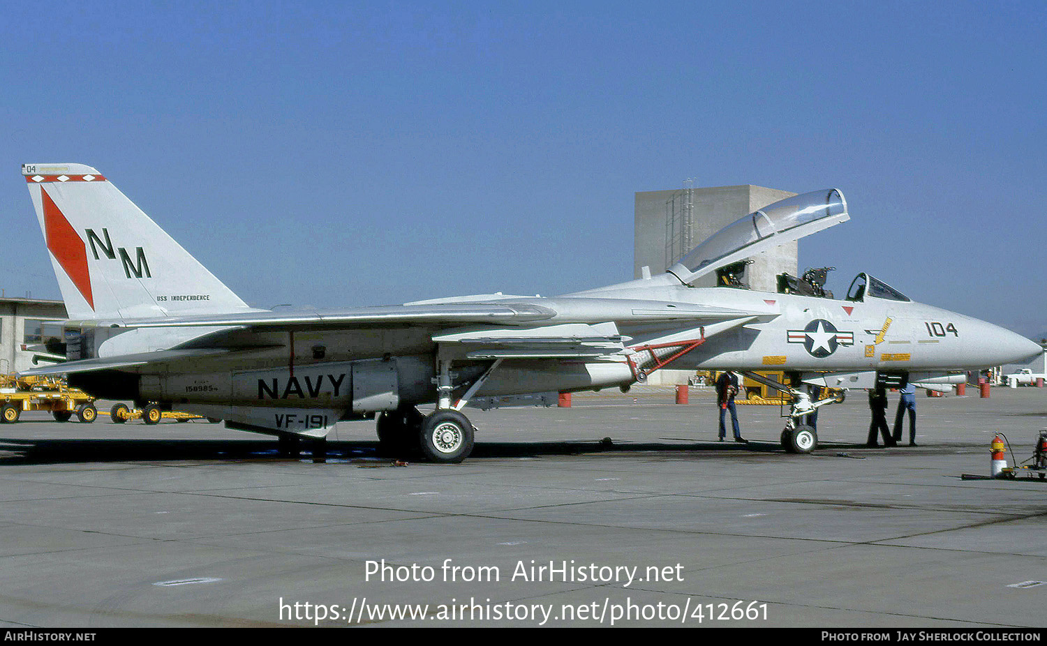 Aircraft Photo of 158985 | Grumman F-14A Tomcat | USA - Navy | AirHistory.net #412661