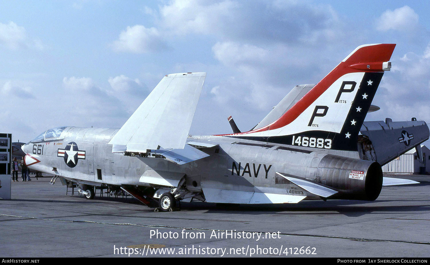 Aircraft Photo of 146883 | Vought RF-8G Crusader | USA - Navy | AirHistory.net #412662