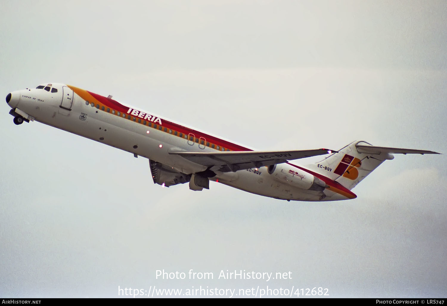 Aircraft Photo of EC-BQV | McDonnell Douglas DC-9-32 | Iberia | AirHistory.net #412682