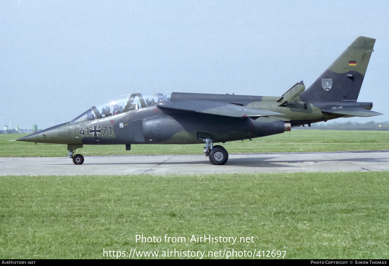 Aircraft Photo of 4171 | Dassault-Dornier Alpha Jet A | Germany - Air Force | AirHistory.net #412697