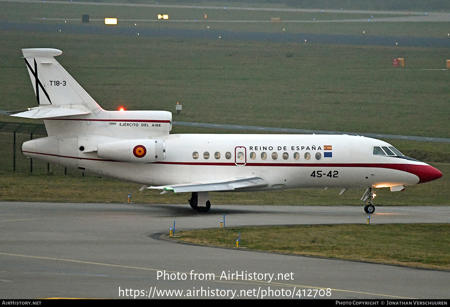 Aircraft Photo of T18-3 | Dassault Falcon 900B | Spain - Air Force | AirHistory.net #412708