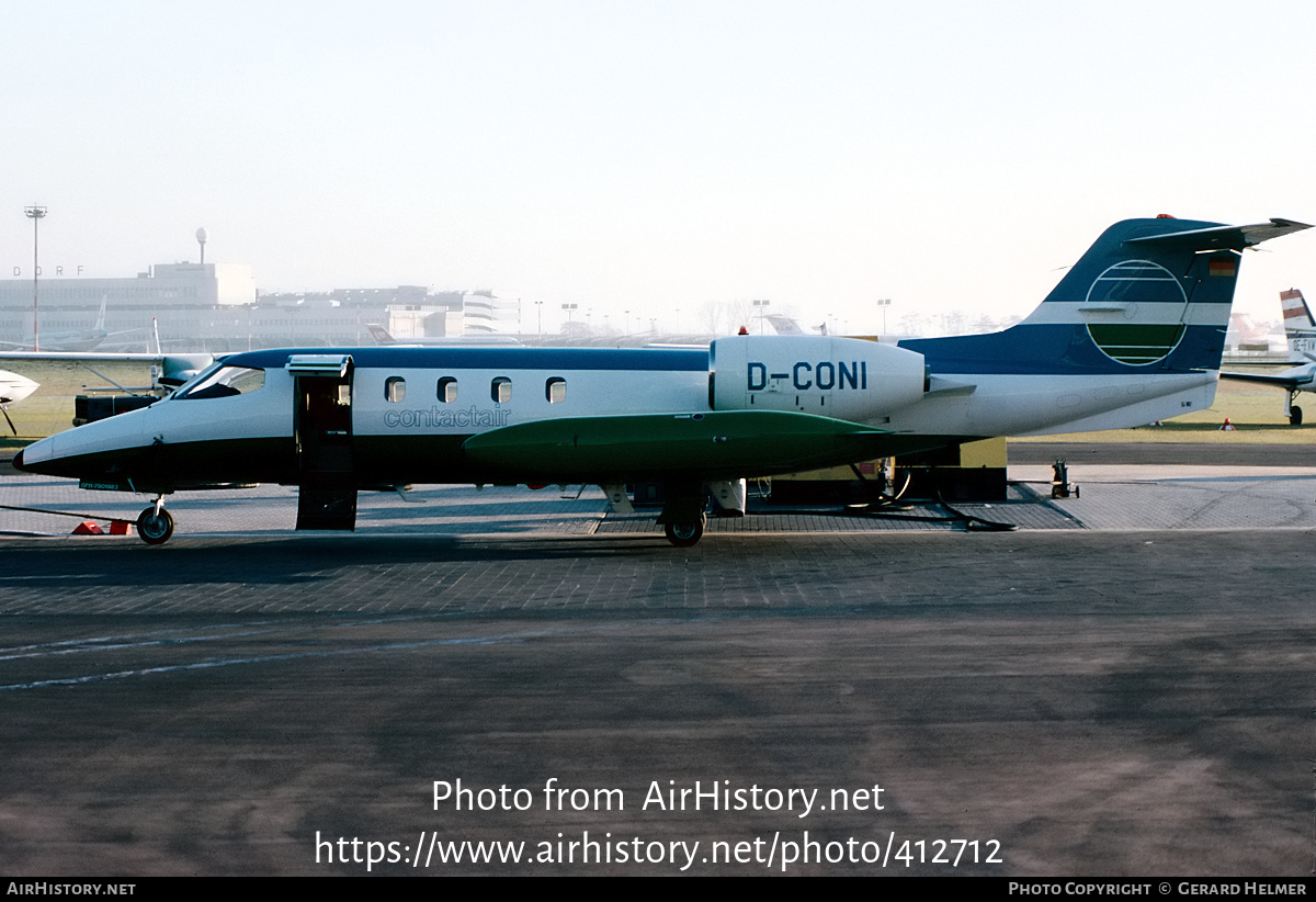 Aircraft Photo of D-CONI | Gates Learjet 35 | Contactair Flugdienst | AirHistory.net #412712