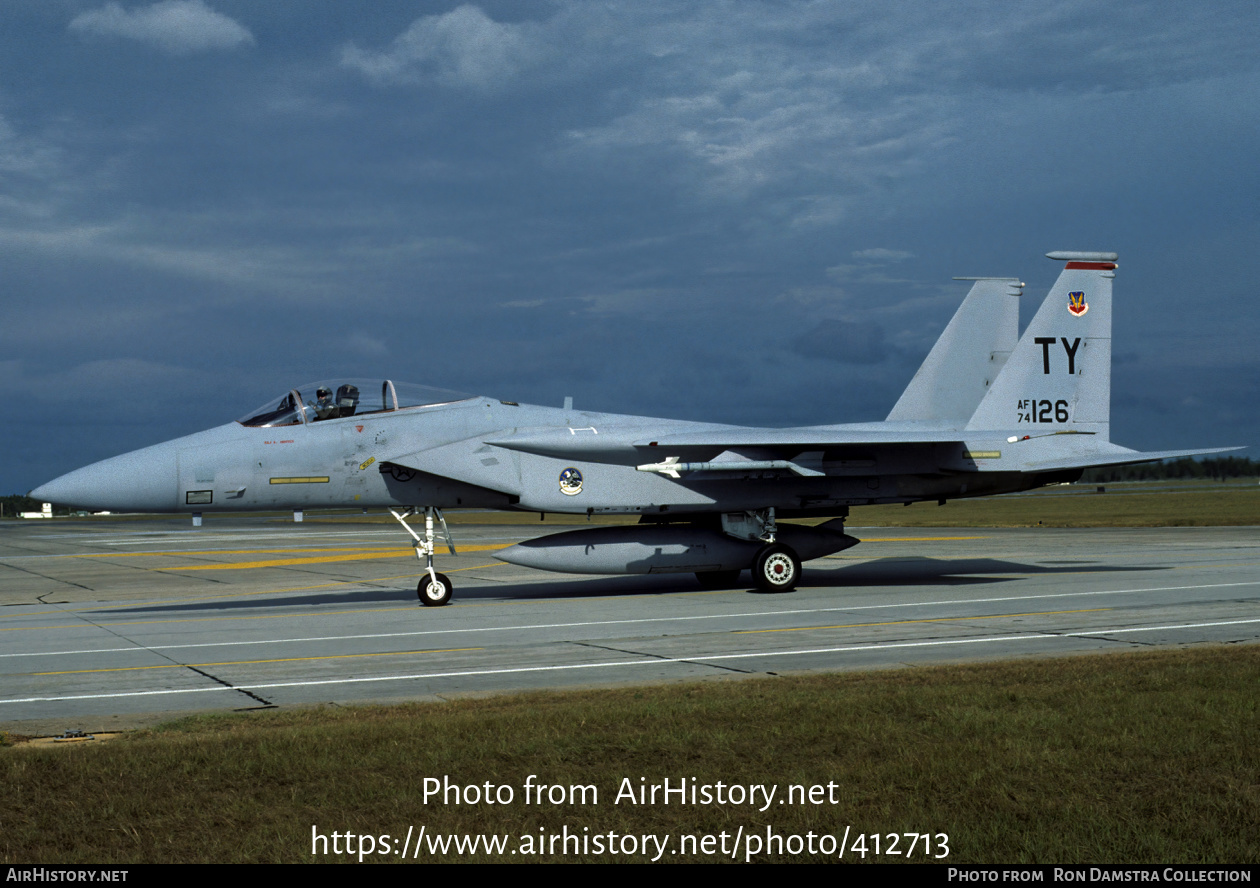 Aircraft Photo of 74-0126 / AF74-126 | McDonnell Douglas F-15A Eagle | USA - Air Force | AirHistory.net #412713